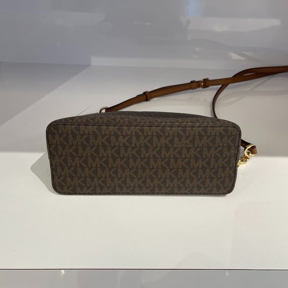 Michael Kors Jet Set Xcross Crossbody Bag MK Brown - Picture 8 of 14